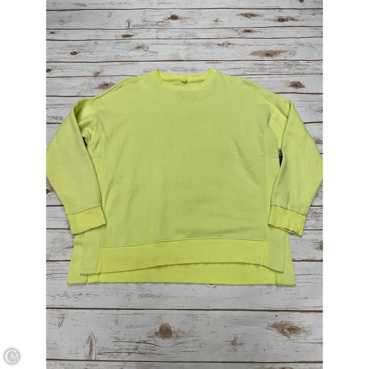 Sweatshirt Crewneck By Lou And Grey In Yellow, Size: M