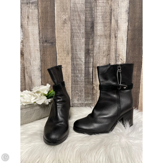 Boots Ankle Heels By Coach And Four In Black, Size: 7.5