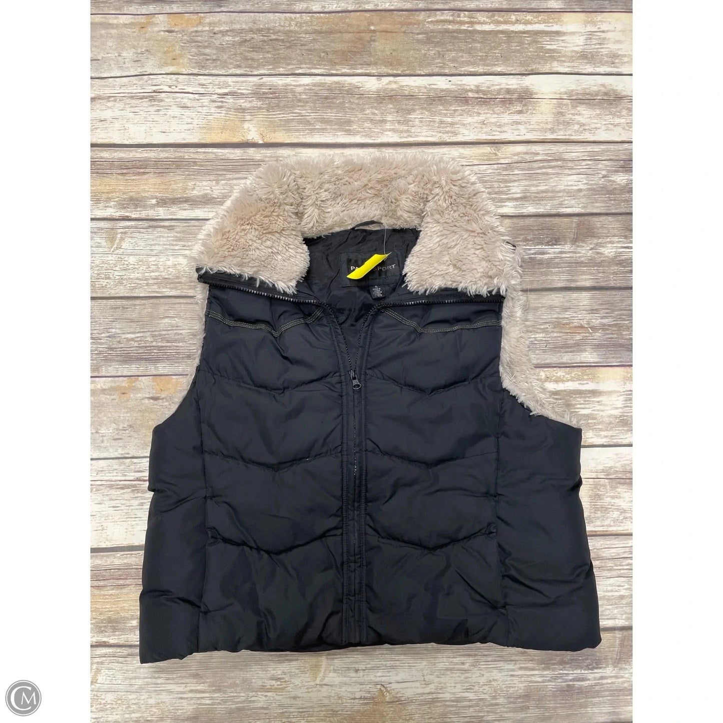 Vest Puffer & Quilted By Cme In Black, Size: Xl