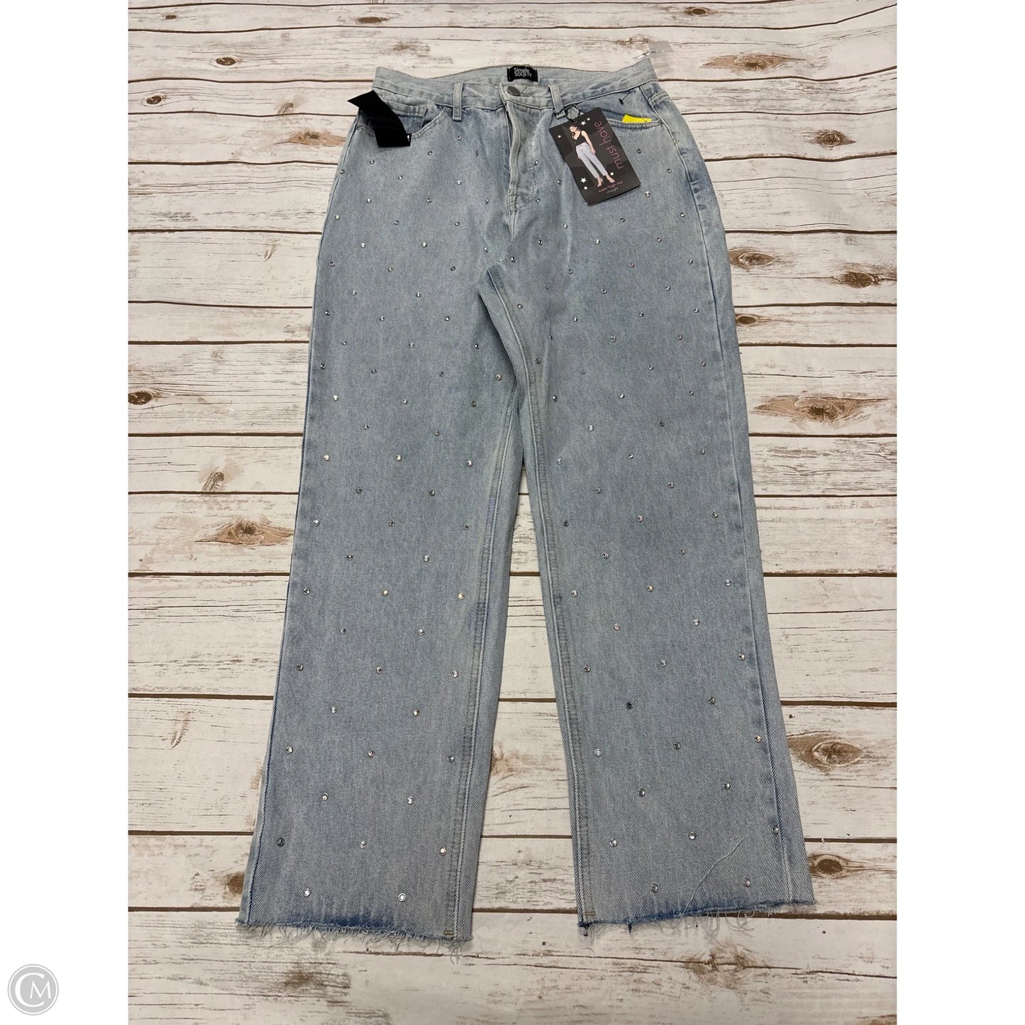 Jeans Straight By Cme In Blue Denim, Size: 8