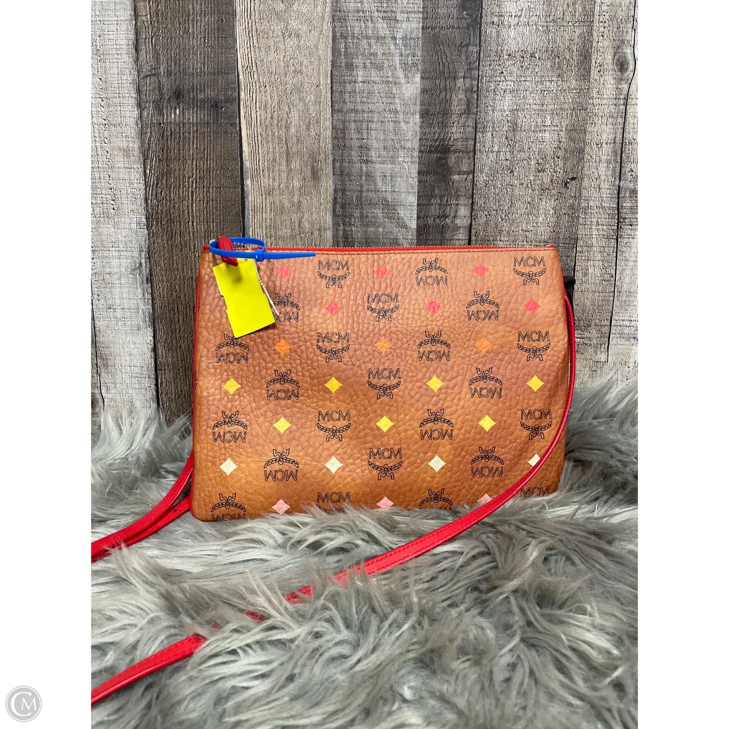 Crossbody Luxury Designer By Mcm, Size: Medium