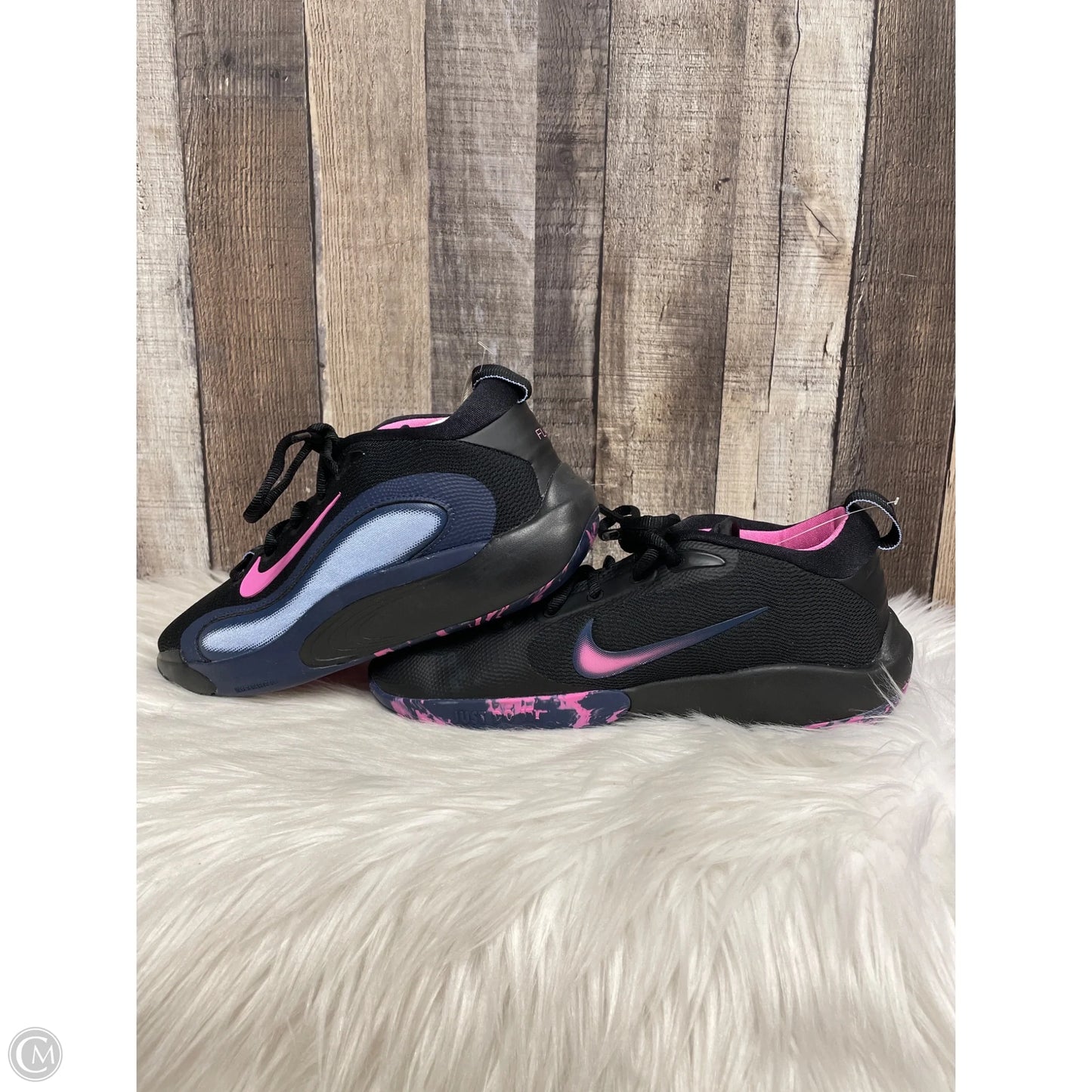 Shoes Athletic By Nike In Black & Pink, Size: 6.5