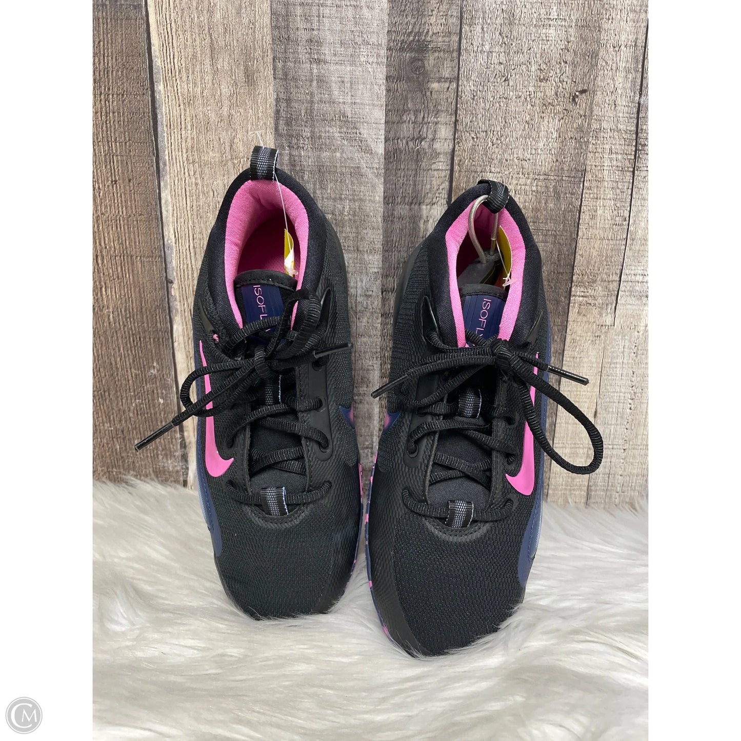 Shoes Athletic By Nike In Black & Pink, Size: 6.5