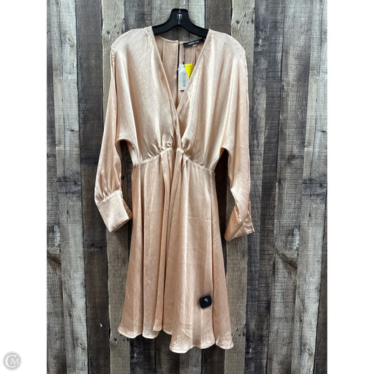 Dress Party Midi By Sugar Lips In Rose Gold, Size: M
