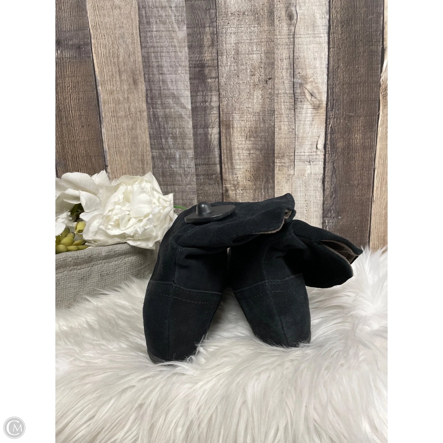 Boots Ankle Flats By Cme In Black, Size: 7