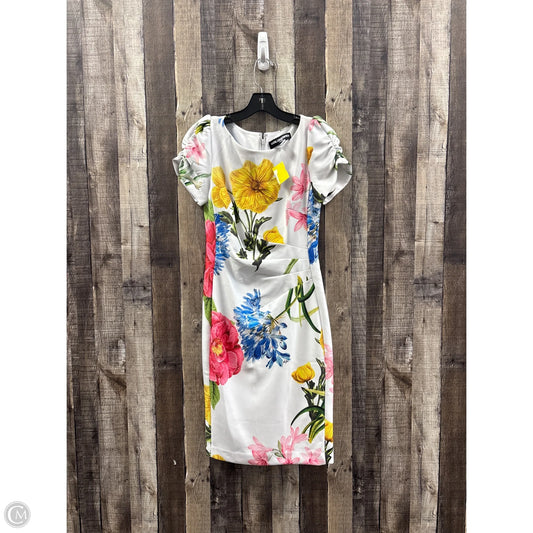Dress Designer By Karl Lagerfeld In Floral Print, Size: Xs