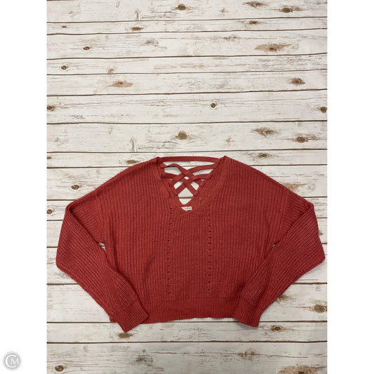 Sweater By Aeropostale In Pink, Size: L