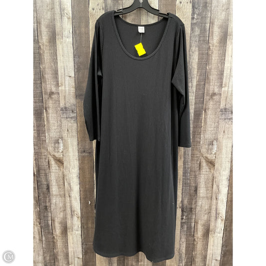 Dress Casual Maxi By Terra & Sky In Black, Size: 1x