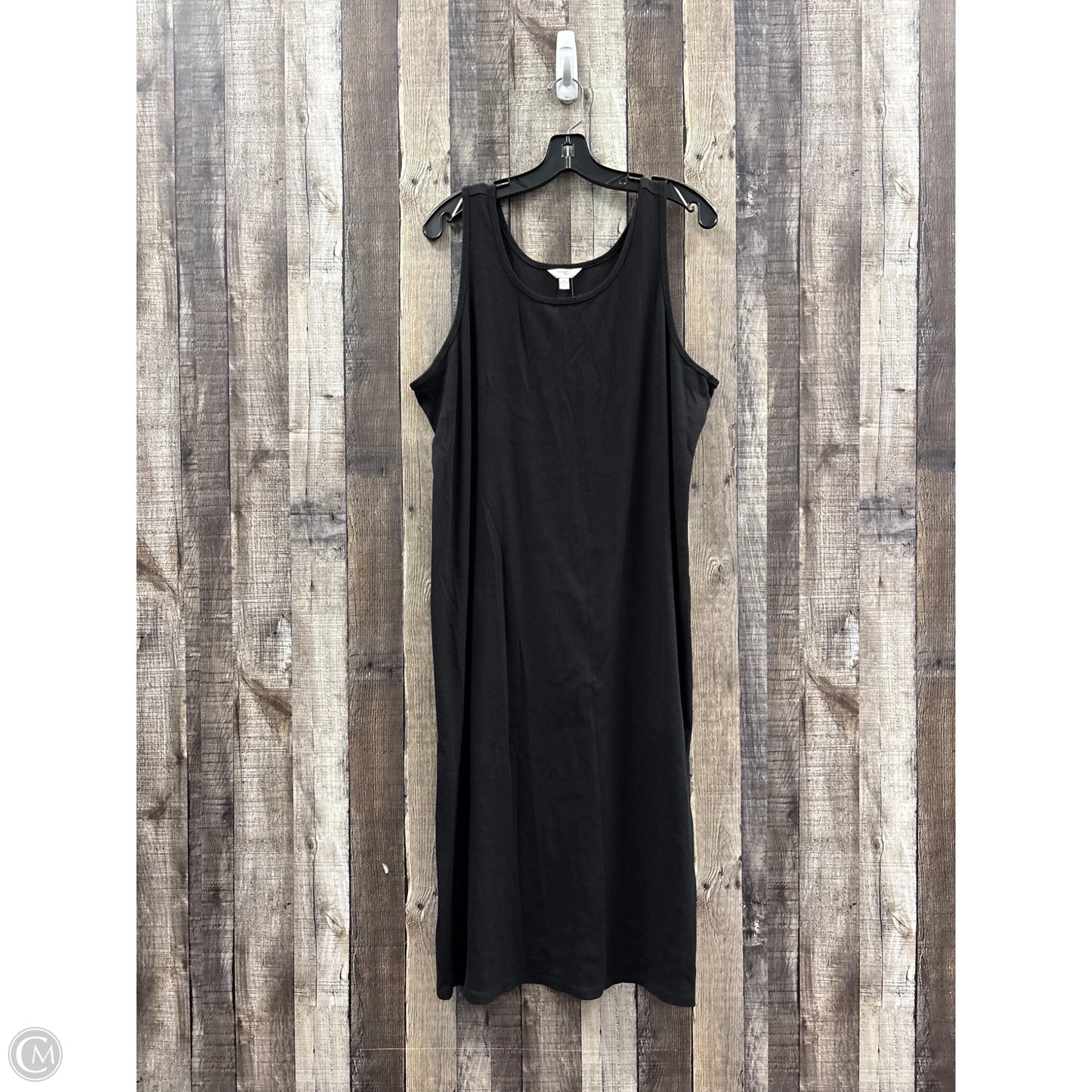 Dress Casual Maxi By Terra & Sky In Black, Size: 1x
