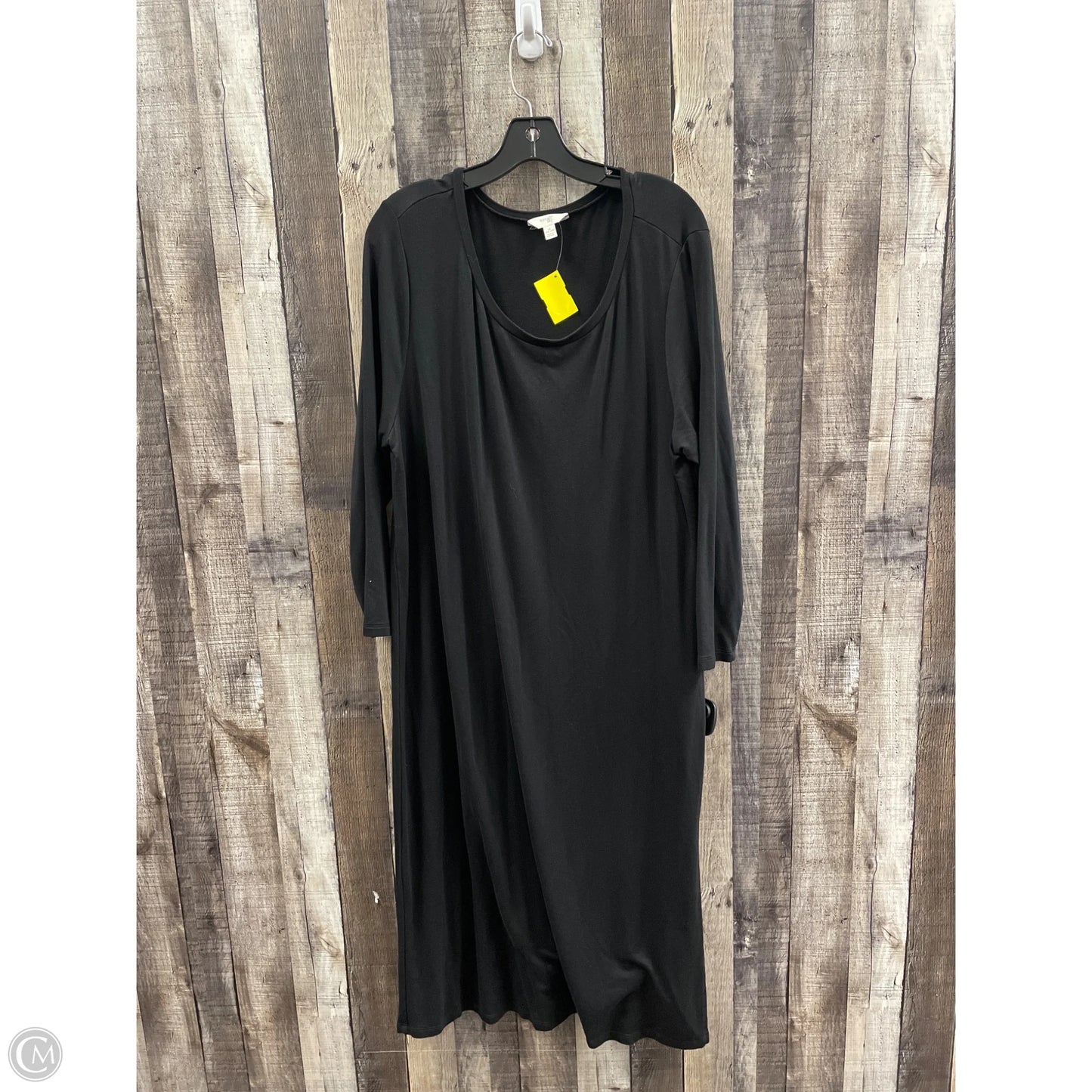 Dress Casual Maxi By Terra & Sky In Black, Size: 1x