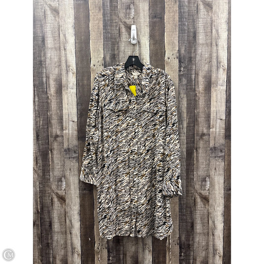Dress Casual Short By Terra & Sky In Animal Print, Size: 1x
