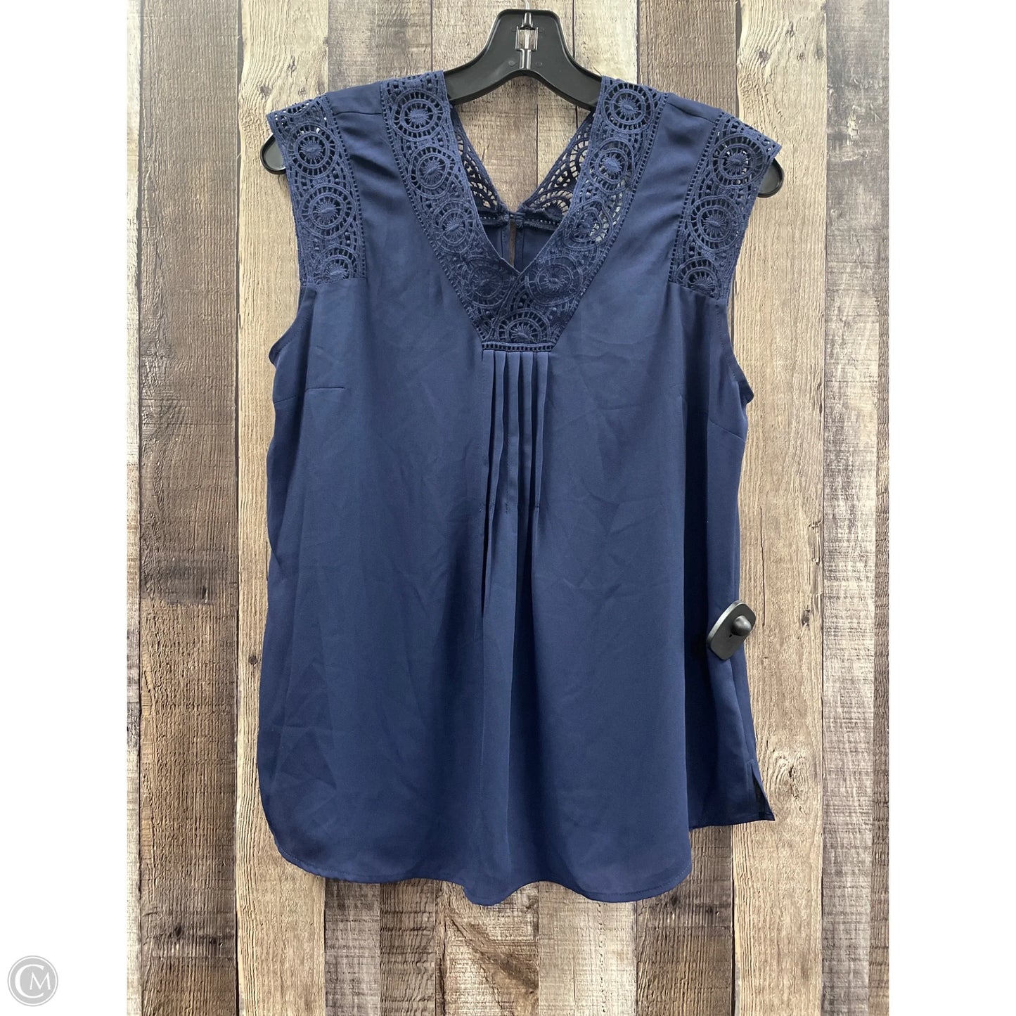 Top Long Sleeve By Daniel Rainn In Navy, Size: S