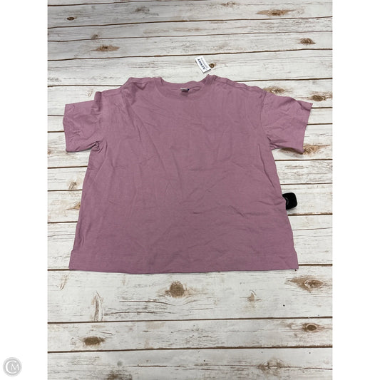 Top Short Sleeve Basic By Old Navy In Purple, Size: S