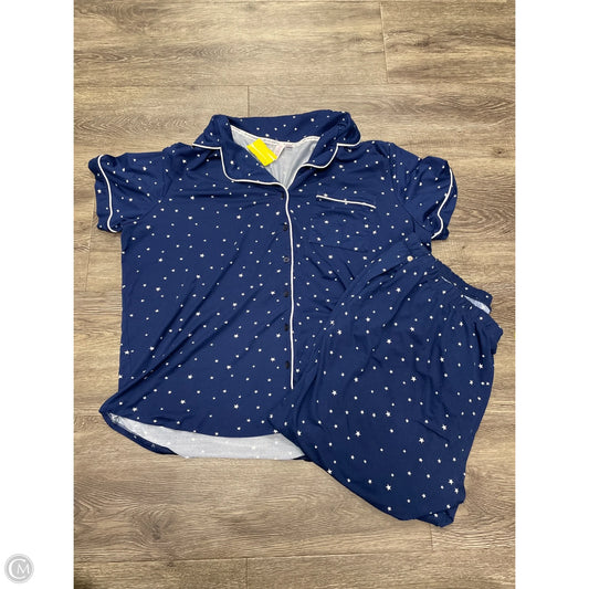 Pajamas 2pc By Joyspun In Blue, Size: 2x