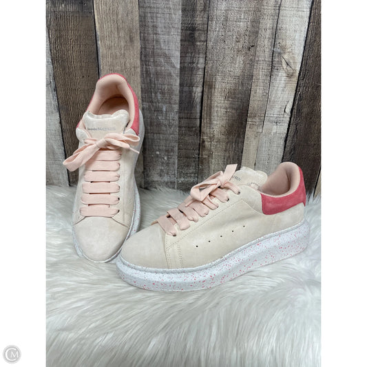 Shoes Luxury Designer By Alexander Mcqueen In Pink, Size: 10.5