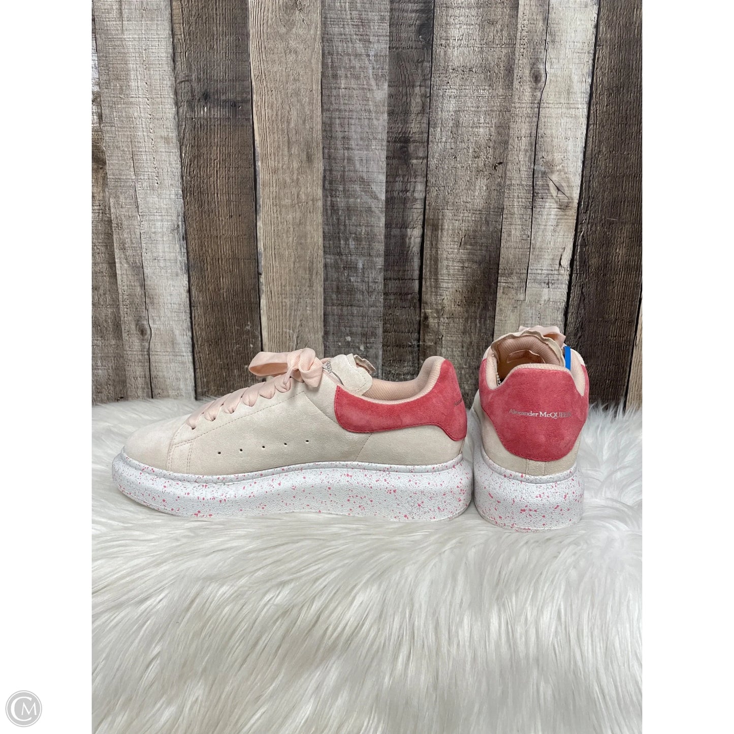 Shoes Luxury Designer By Alexander Mcqueen In Pink, Size: 10.5