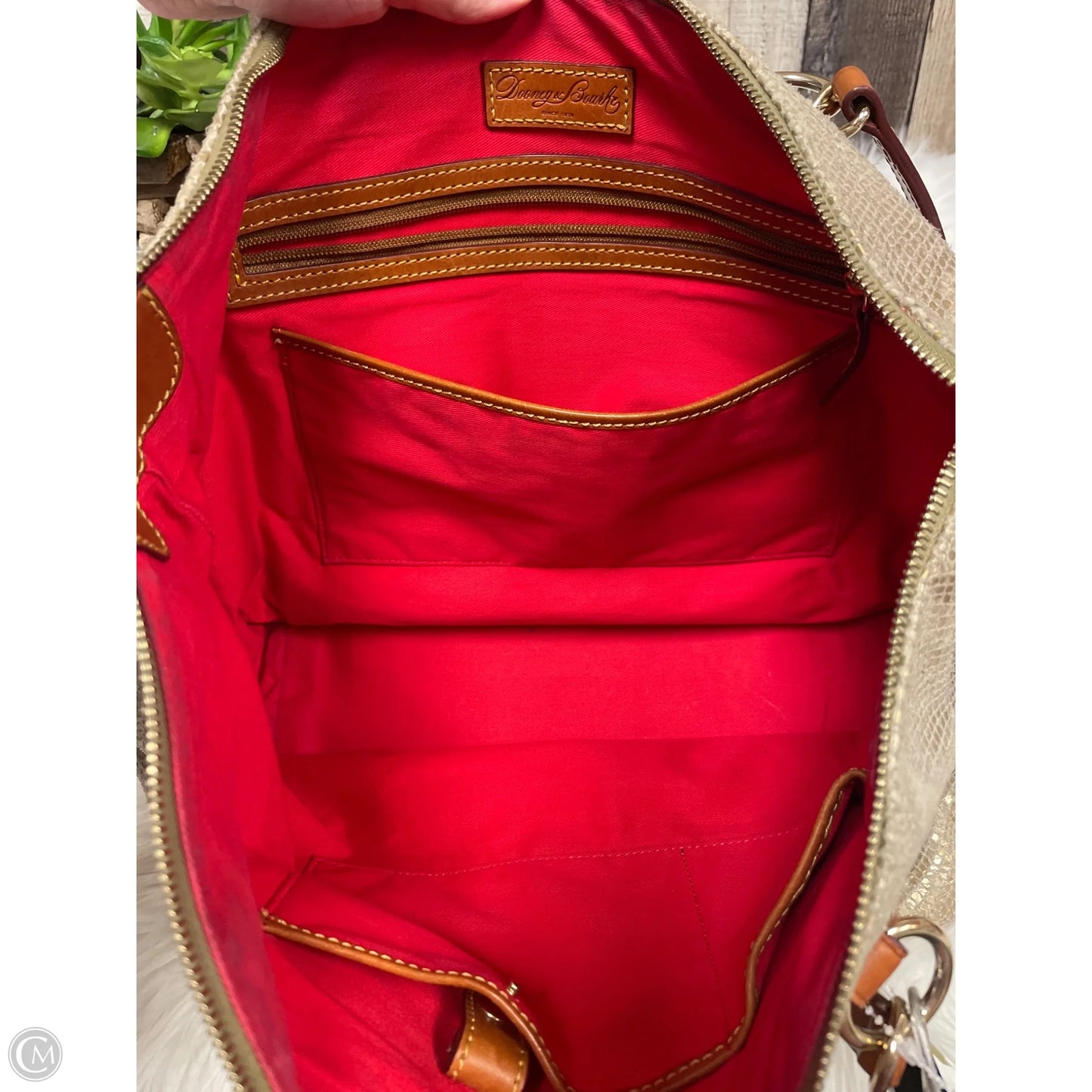 Handbag Designer By Dooney And Bourke, Size: Large