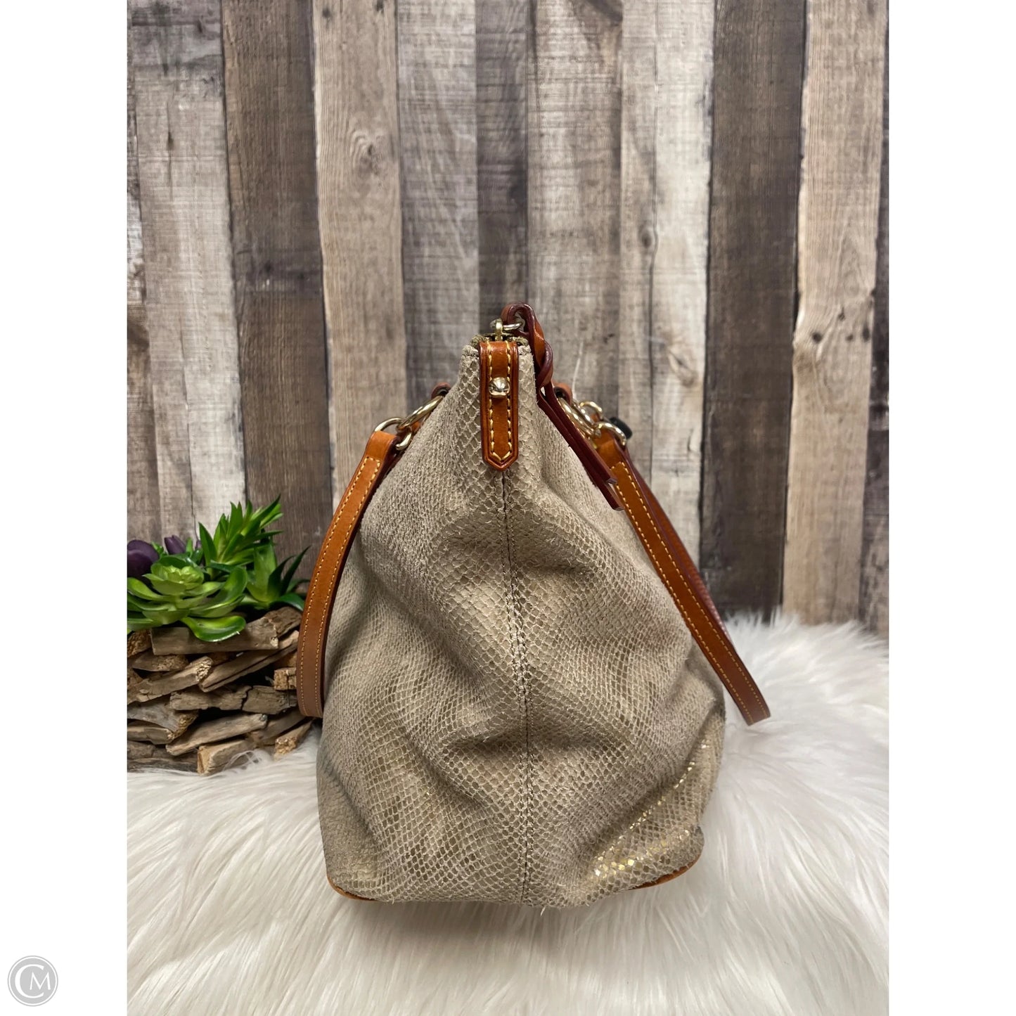 Handbag Designer By Dooney And Bourke, Size: Large