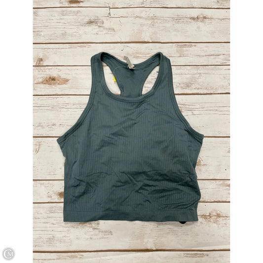 Athletic Bra By Fabletics In Teal, Size: L