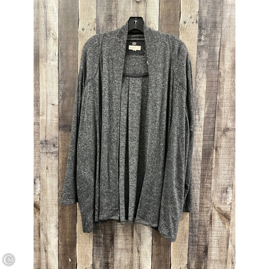 Cardigan By Cupio In Grey, Size: 1x