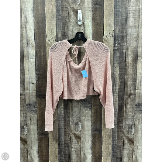 Cardigan By Cmf In Pink, Size: S