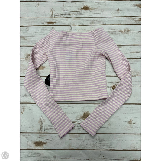 Top Long Sleeve By Cmf In Striped Pattern, Size: Xs