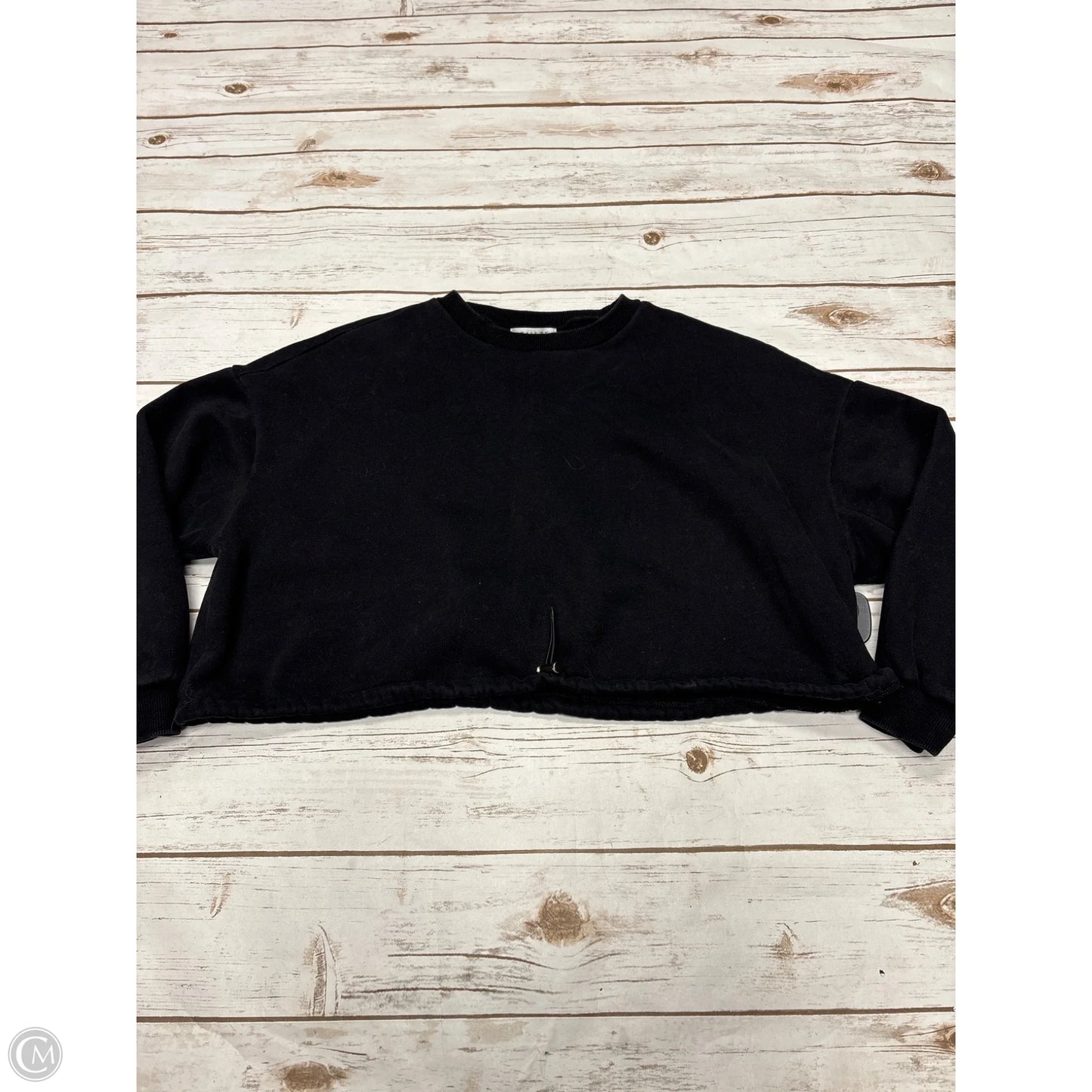 Sweatshirt Crewneck By Cme In Black, Size: M