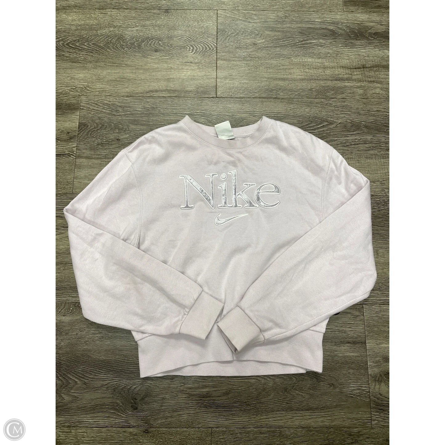 Sweatshirt Crewneck By Nike In Purple, Size: S