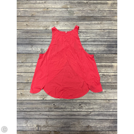 Athletic Tank Top By Lululemon In Pink, Size: S