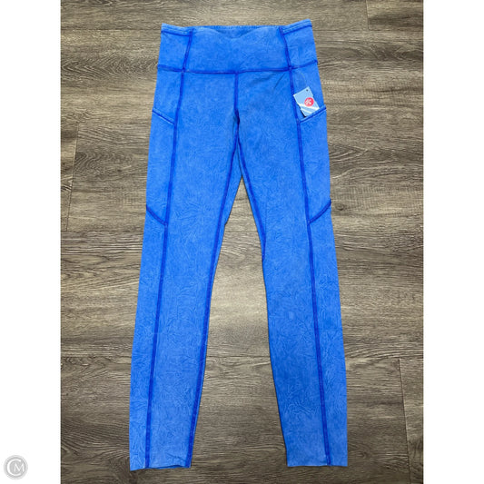 Athletic Leggings By Lululemon In Blue, Size: 6
