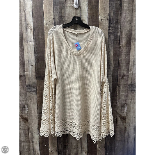 Sweater By Andthewhy In Cream, Size: L