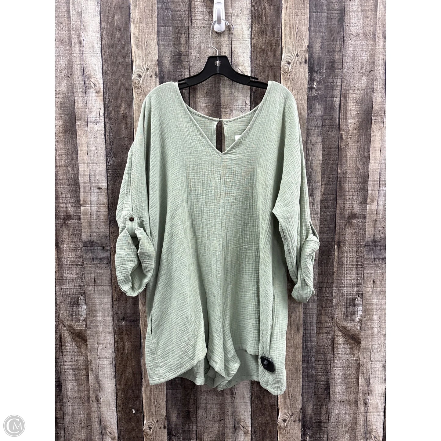 Romper By Petal & Pup In Green, Size: M