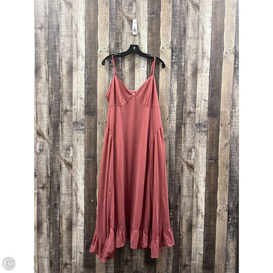 Dress Party Midi By Future Collective In Pink, Size: 1x