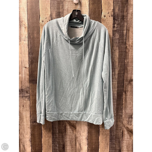 Sweatshirt Hoodie By Staccato In Blue, Size: M