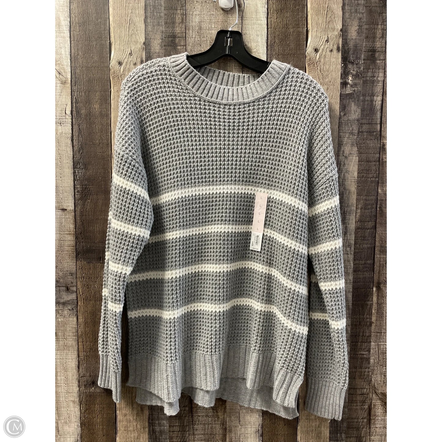 Sweater By So Blue In Grey, Size: L