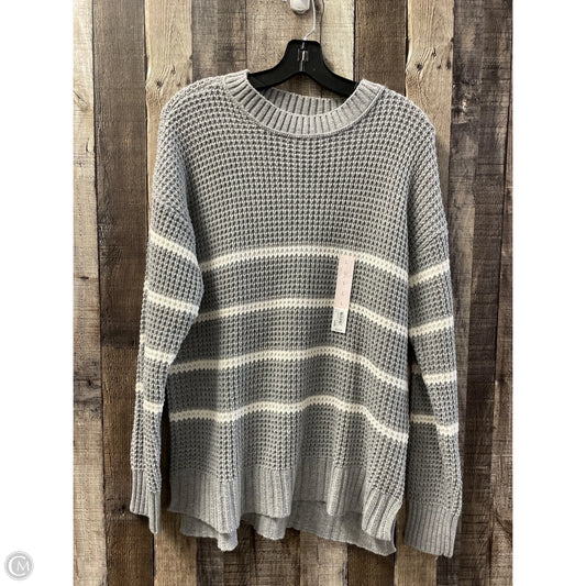 Sweater By So Blue In Grey, Size: L