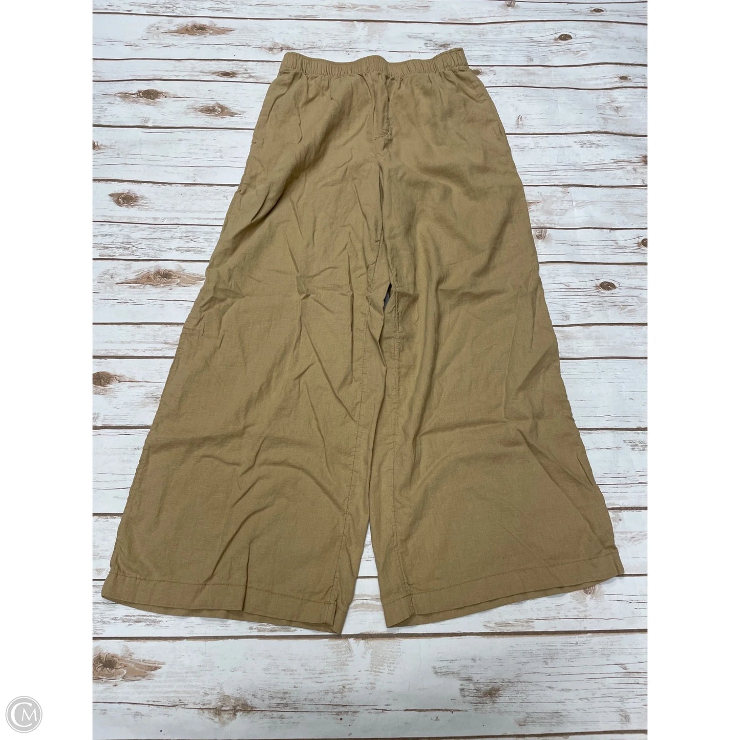 Pants Wide Leg By American Eagle In Tan, Size: S