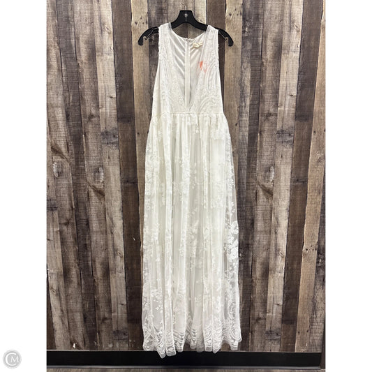Dress Party Long By Cmb In White, Size: M