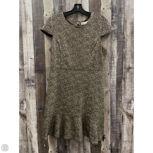 Dress Designer By Michael Kors In Gold, Size: L