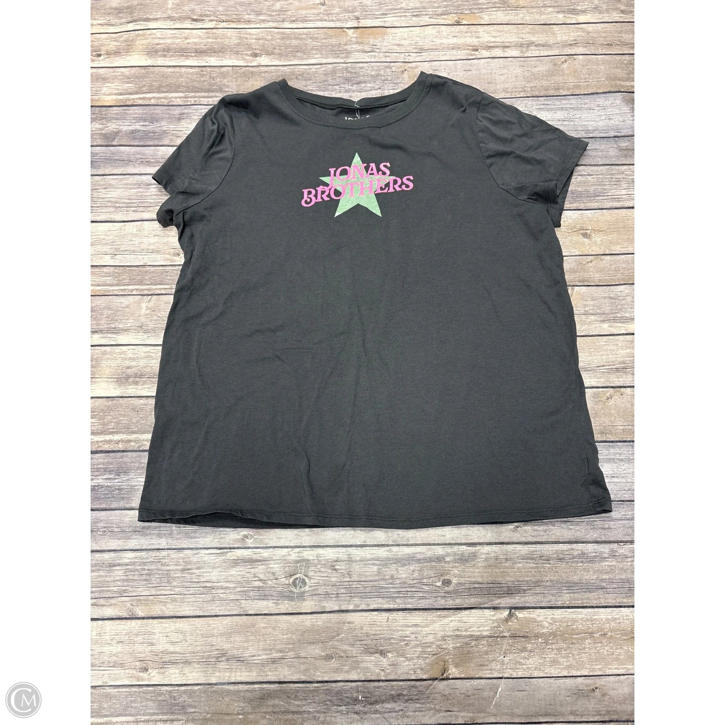 Top Short Sleeve Basic By Cme In Black, Size: 1x