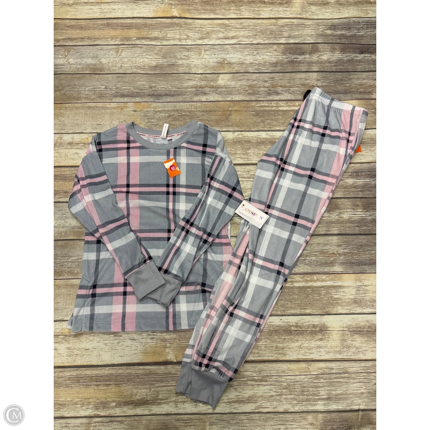 Pajamas 2pc By Joyspun In Plaid Pattern, Size: Xs