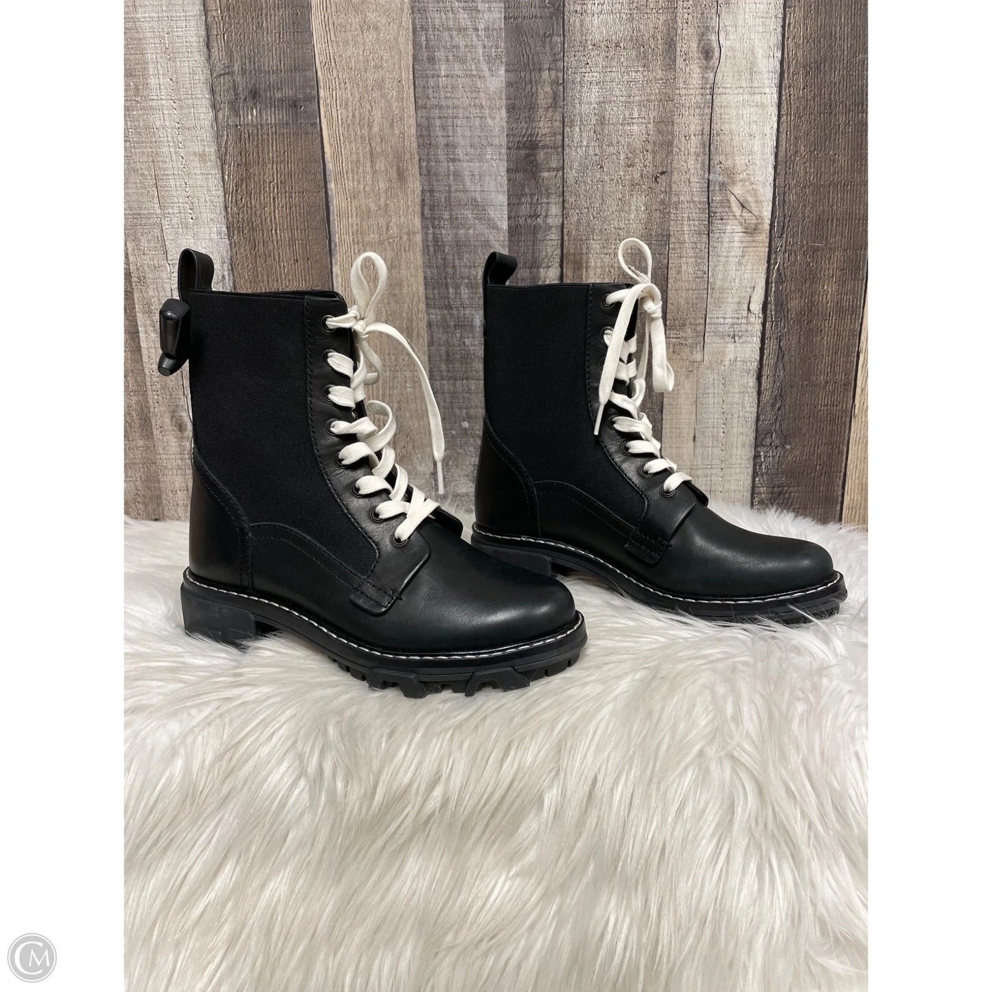 Boots Ankle Flats By Rag And Bone In Black, Size: 7.5