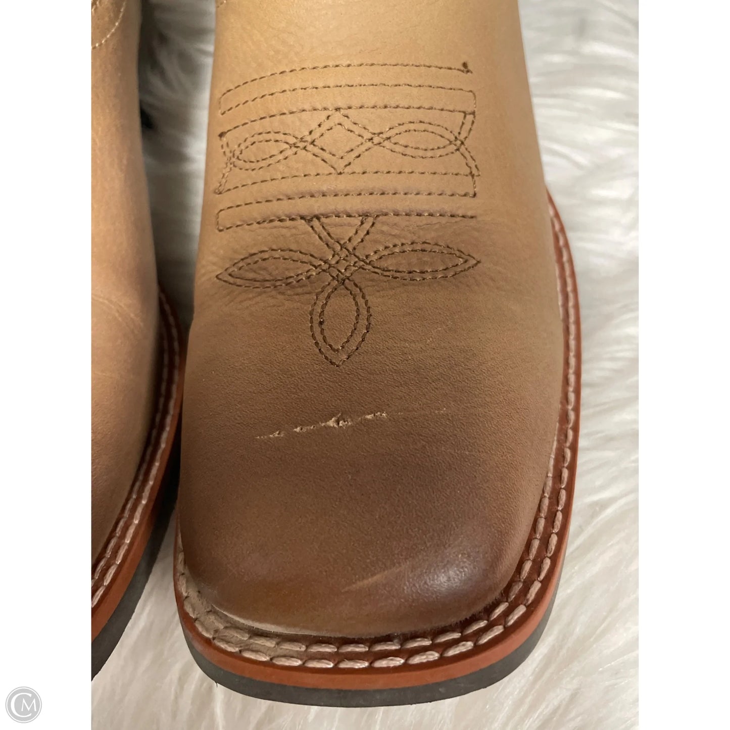 Boots Ankle Flats By Cme In Brown, Size: 5