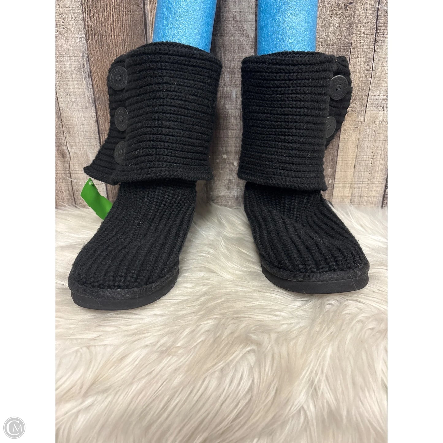 Boots Designer By Ugg In Black, Size: 8