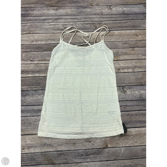Top Sleeveless By Aeropostale In Cream, Size: L