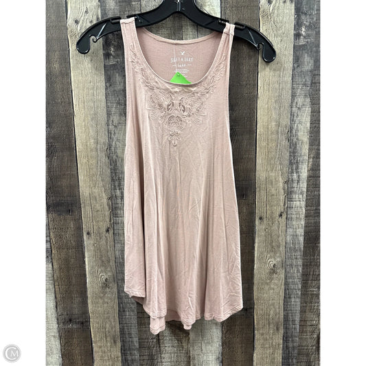 Top Sleeveless By American Eagle In Pink, Size: S