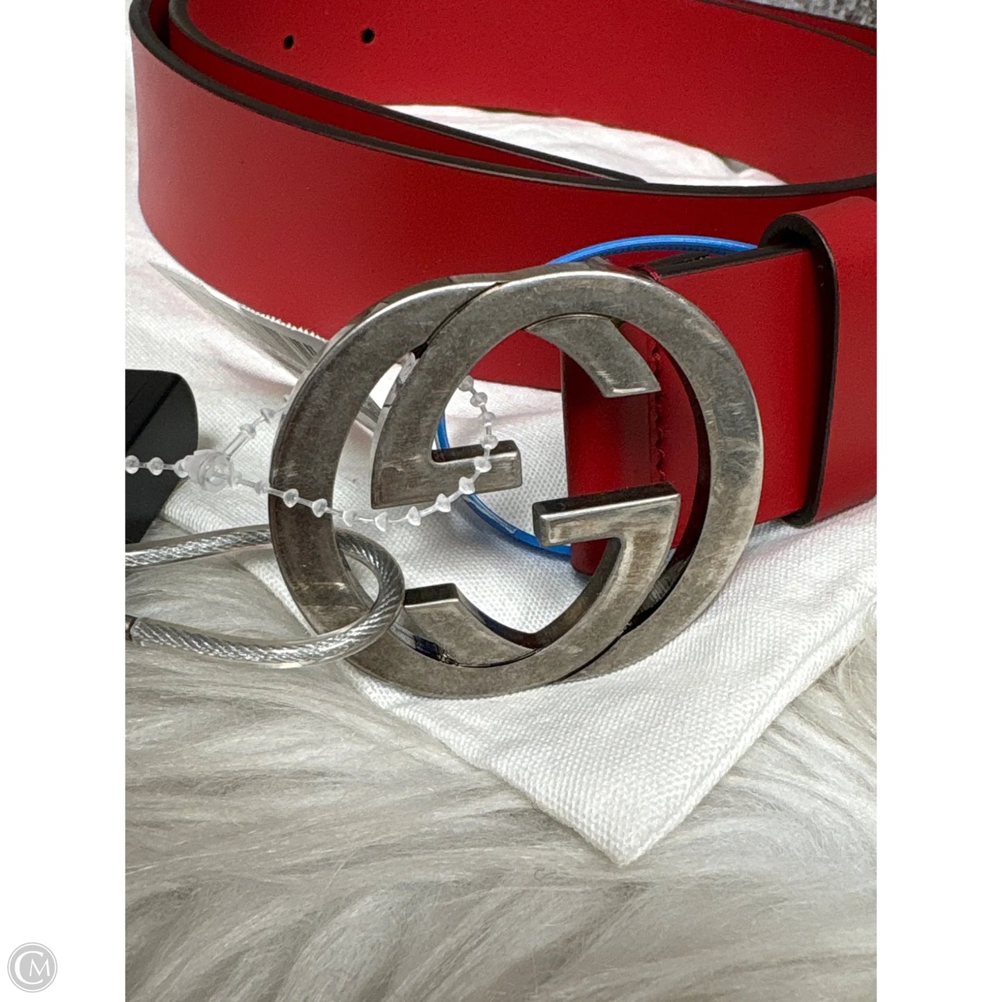 Belt Luxury Designer By Gucci, Size: Medium