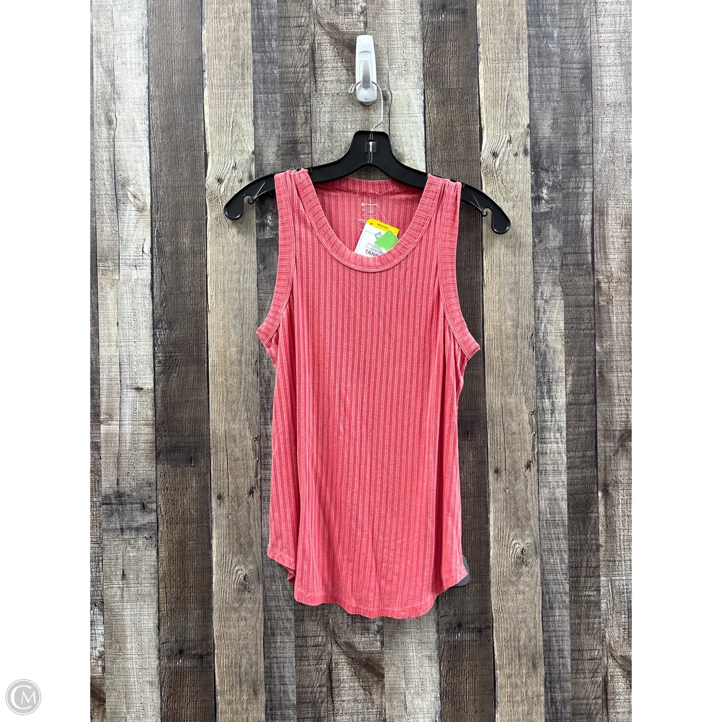 Top Sleeveless By Members Mark In Red, Size: M