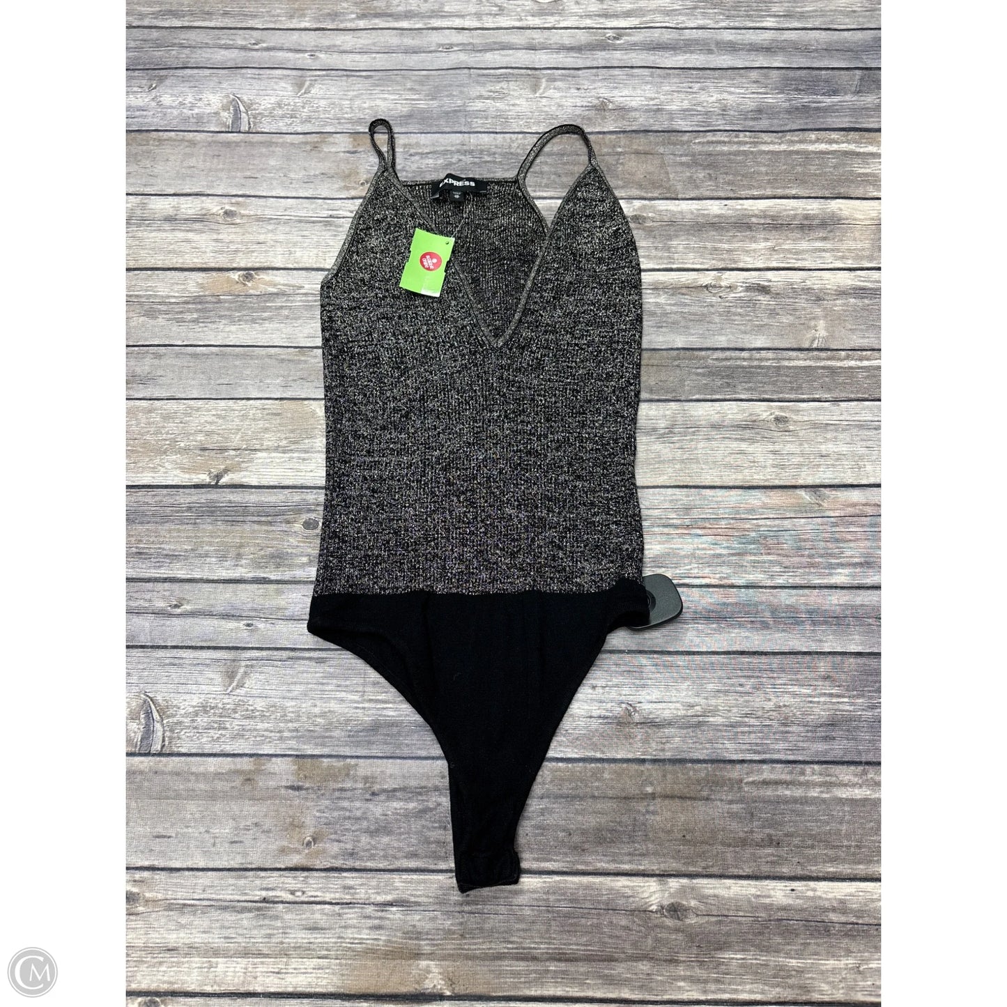 Bodysuit By Express In Black, Size: Xs