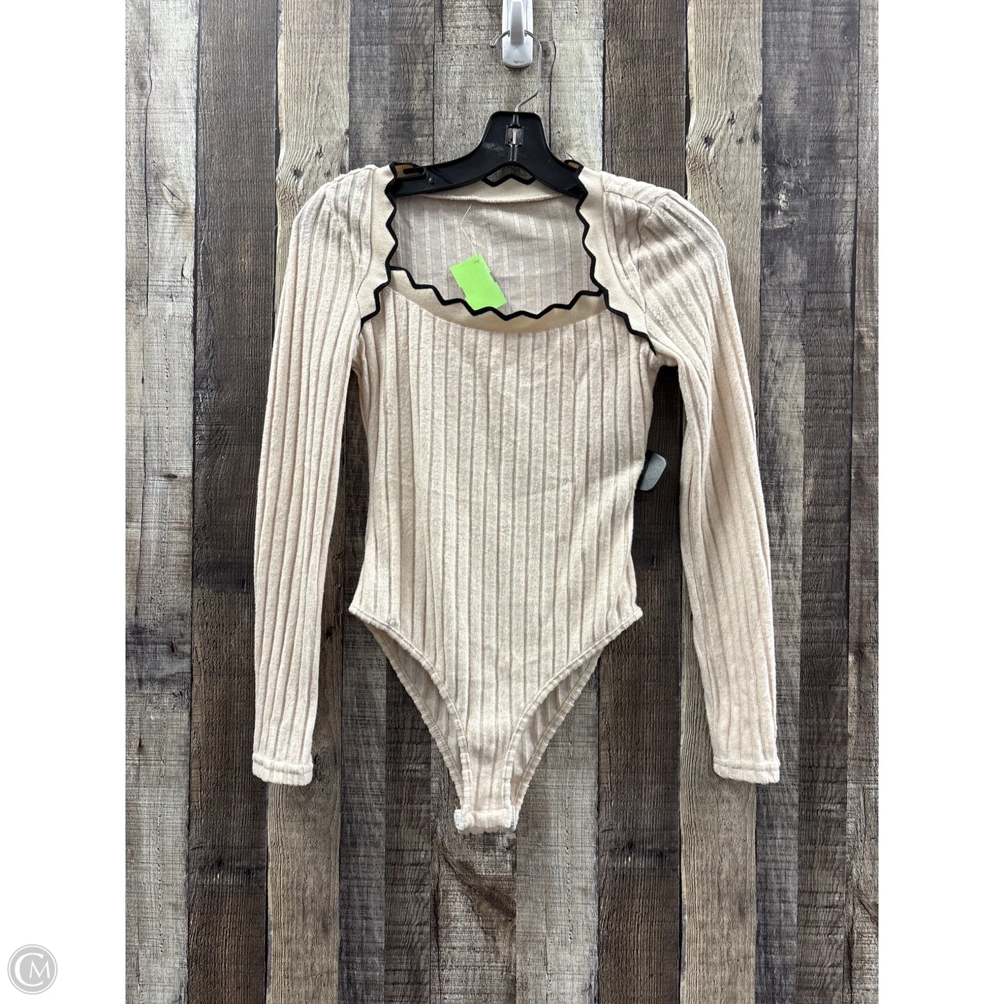 Bodysuit By Shein In Tan, Size: Xs